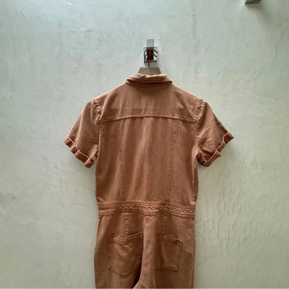 Young Fabolous & Broke || YFB Twill Kahri Jumpsuit in Butterscotch  XS - Picture 8 of 9